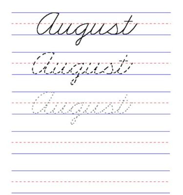 How to Write August in Cursive: Exploring the Art of Curly Scripts